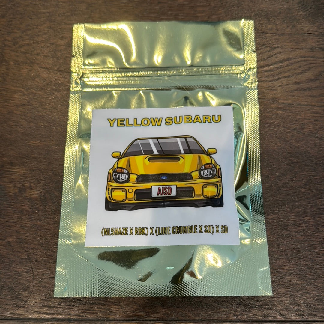 Yellow Subaru - SOLD OUT