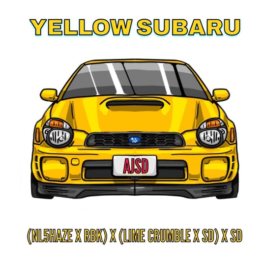 Yellow Subaru - SOLD OUT